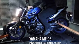 Yamaha MT-03 Dyno PowerBoost ECU Remap