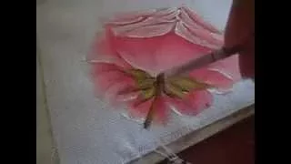 VEJA COMO PINTAR ROSA VIRADA, FOLHA E BOTÃO DE ROSA.