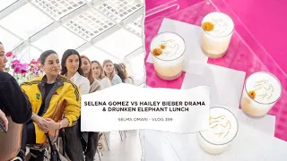 SELENA GOMEZ VS HAILEY BIEBER DRAMA & DRUNKEN ELEPHANT LUNCH | SELMA OMARI VLOG