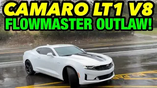2021 Chevy Camaro RS LT1 6.2L V8 Dual Exhaust w/ FLOWMASTER OUTLAWS!