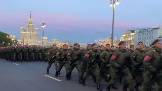 Ночная репетиция Парада Победы 2019