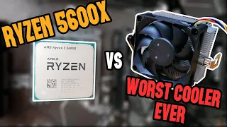 I Put the WORST CPU COOLER I Own on the Ryzen 5600X