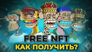 Бесплатные NFT - Как получать NFT токены бесплатно? Airdrop NFT