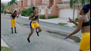 Te'a Cooper & Teammates Have a Double Dutch Contest In The WNBA Wubble. #LASparks #LosAngelesSparks