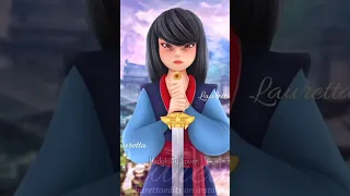 Miraculous Girls as Different Disney Princess #shorts #miraculous