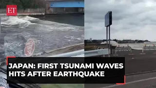 Japan: First Tsunami waves hits after 7.6 magnitude earthquake