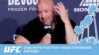 DANA WHITE POST FIGHT PRESS CONFERENCE #UFC241