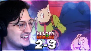 THE FRIENDSHIP TRIO BEGINS! | Hunter x Hunter (1999) Episode 2-3 Reaction