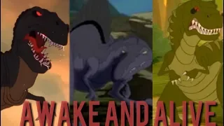 The Land Before Time: T-Rex, Spinosaurus & Giganotosaurus - Awake And Alive (song by Skillet)