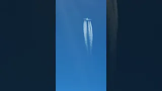 Emirates || A380 || Plane Spotting || Contrails