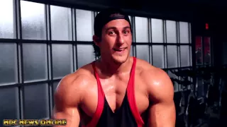 IFBB Pro Sadik Hadzovic BEVS CHEST BACK Training 2014