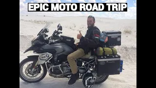 Epic Motorcycle Travel Across the United States on R1200GS (2016)