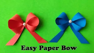 How to make a paper Bow Ribbon | Easy origami Bow | #shorts |