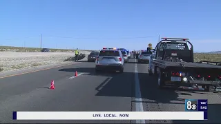 Corrections officer headed to work injured in suspected DUI head-on crash on US 95 north of Las Vega