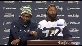 Reporter asks Seahawks: "Do you guys dab?"