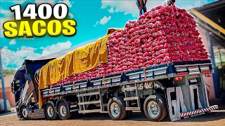 EXAGERAMOS NA CARGA DE BATATA 😱 1400 SACOS NO ROBOCOP