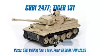 [COBI 2477] Tiger 131 review & speed build