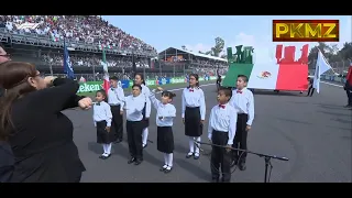 F1 Mexico City 2022 - Mexican National Anthem Performed by Children Choir Minicipality of iztacalco