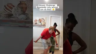 Have you tried this?! 🤣Saw this and had to try it!!!😂 #broomchallenge #broom #challenge #couple