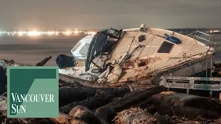 White Rock pier devastated by storm strands one person | Vancouver Sun