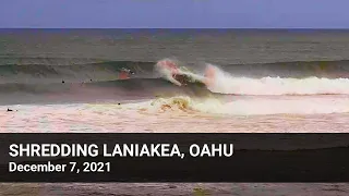 Laniakea, Oahu surf   December 7, 2021