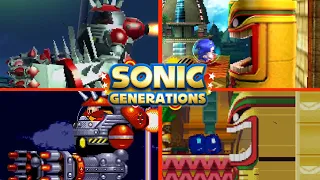 SONIC GENERATIONS (3DS) - All Zone & Boss Origins