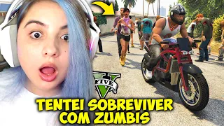 TENTANDO SOBREVIVER ao MAIOR APOCALIPSE ZUMBI no GTA V!! (GTA 5 MODS ZOMBIE)