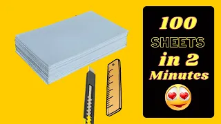 Make Perfect Flipbook Paper at home |Make Easily|
