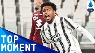 USA's Weston McKennie Scores First Juventus Goal! | Juventus 2-1 Torino | Top Moment | Serie A TIM