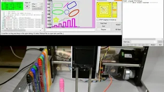 Plotter with automatic pen change #grbl #plotter #grbl-plotter