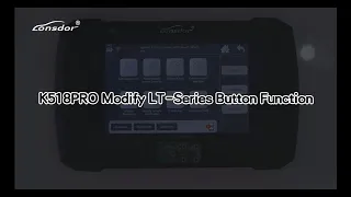 Lonsdor K518 Pro Modify LT-Series Button Function- EOBDTool.co.uk