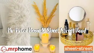 Mr Price Home and Sheet Street Haul 2021 || Affordable Decor || South African Youtuber