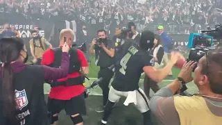 Derek Carr Takes It All In After Advancing To The Playoffs
