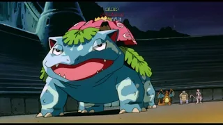 Mewtwo VS Ash & Trainers | Venusaur Blastoise Charizard VS Clone | Pokemon The Movie