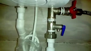 Как слить воду с накопительного водонагревателя (бойлера).
