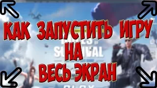 Как запустить игру на весь экран. Два способа!