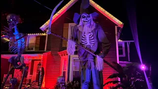 Halloween 2023 My Neighbors Amazing Yard Haunt Display