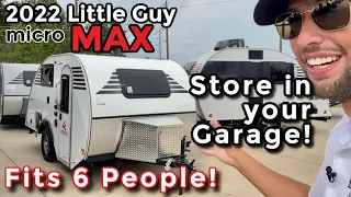 The BEST Teardrop Trailer that Will Fit in a Garage?! 2022 Little Guy Micro Max