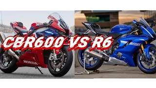 CBR 600rr vs Yamaha r6