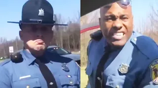 WATCH: Cops Go After Man For Flipping Them Off