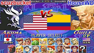 Super Street Fighter II Turbo - New Legacy [Hack] - scuzbucket vs HouseWD FT5