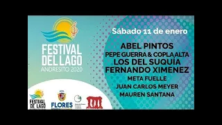 Festival del Lago ANDRESITO Sábado 11 de Enero de 2020