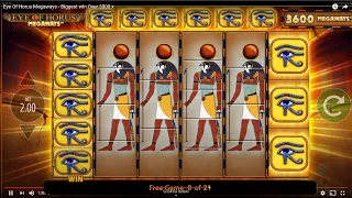 Eye Of Horus Bookies Slot Online - 5 Bonuses MEGA WINS!!!!