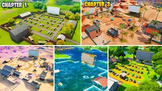 Evolution of the Risky Reels in Fortnite (Chapter 1 Season 4 - Chapter 3 Season 4)