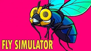 Fly Simulator Смешные моменты (перевод) - ХУДШАЯ ПИЦЦЕРИЯ И МУХИ