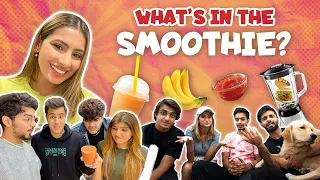 WHAT’s IN THE SMOOTHIE CHALLENGE 🤮 | DAMNFAM |