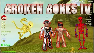 BROKE ALL MY BONES IN MY BODY - Broken Bones IV Roblox #01