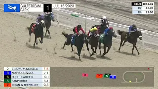 Gulfstream Park Carrera 1 - 16 de Julio 2023