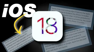 ios 18 New Features (Hindi)|💫 ios 18 Release date