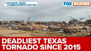 'It's Catastrophic': Matador Tornado Deadliest Texas Tornado Since 2015